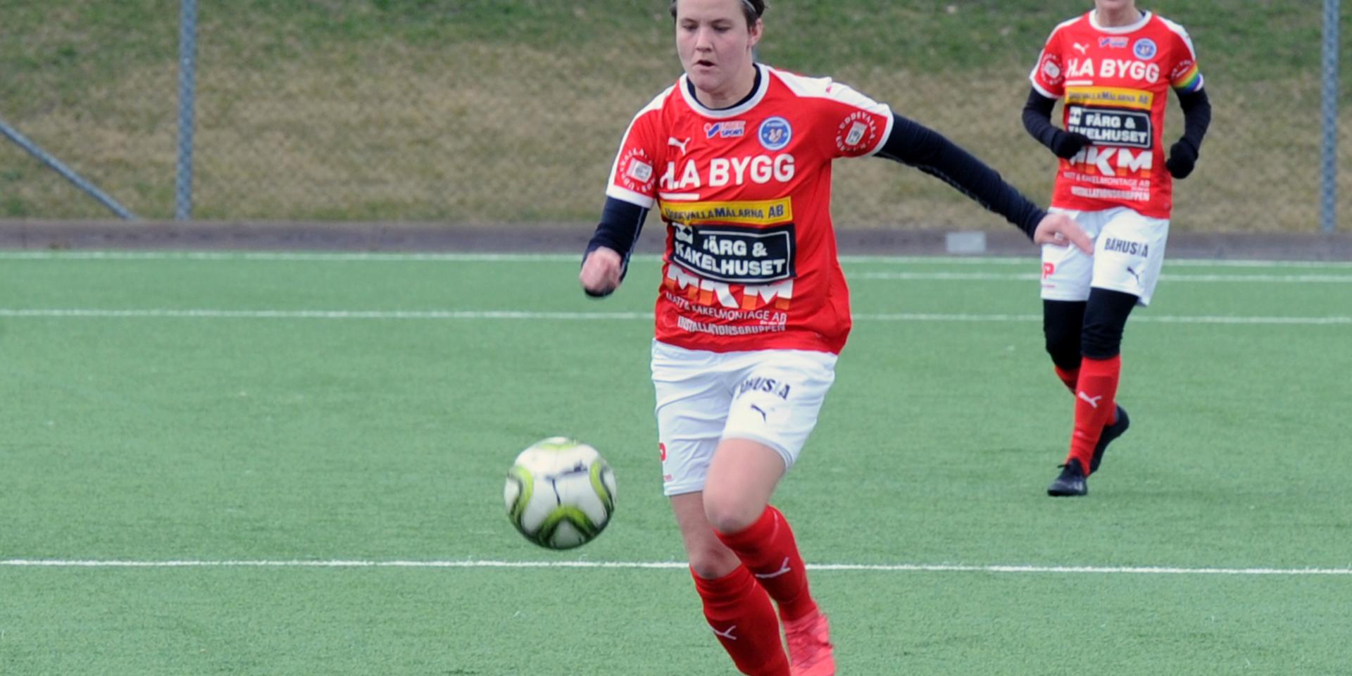 Anna Holmqvist blev Rössös första målskytt i seriespelet säsongen 2019