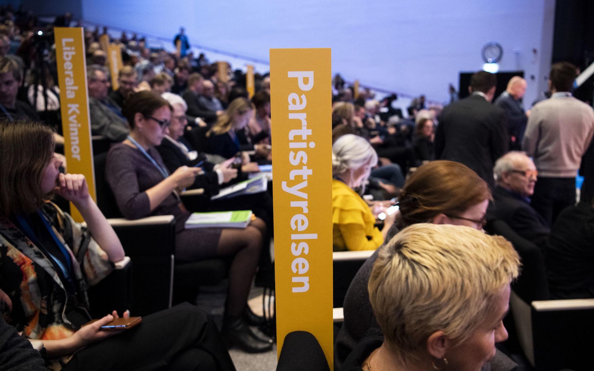 VÄSTERÅS 2019-11-16
Liberalernas partistämma 2019 i Västerås.
Foto: Pontus Lundahl / TT / kod 10050

