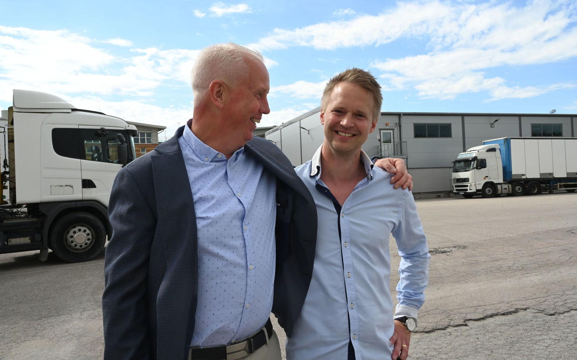 Lärarna Mats Wilhelmsson och Alexander Johansson. 